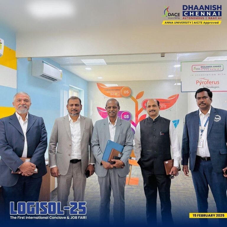 Dhaanish Chennai proudly presents LOGISOL-25, a grand platform connecting aspiring professionals with top industry leaders! 🚀✨