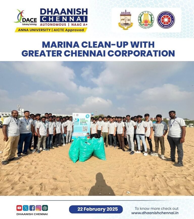 We are proud to have participated in the Marina Beach Clean-Up Drive with Greater Chennai Corporation & NSS on 22nd February 2025. Our students actively contributed to making the beach cleaner and greener! 🌱♻️