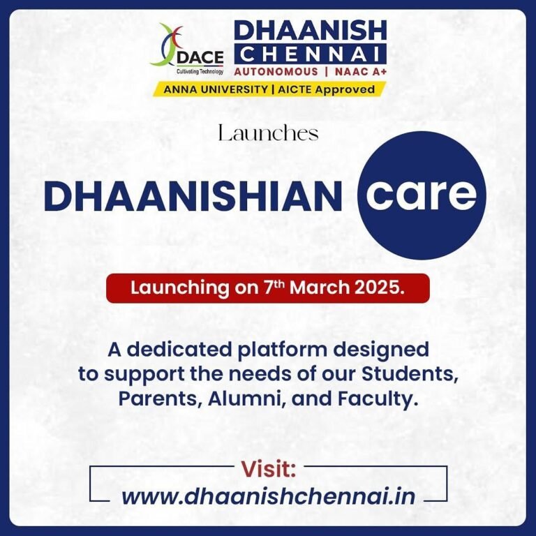 📢 Launching on 7th March 2025!A dedicated platform designed to support the needs of our Students, Parents, Alumni, and Faculty.