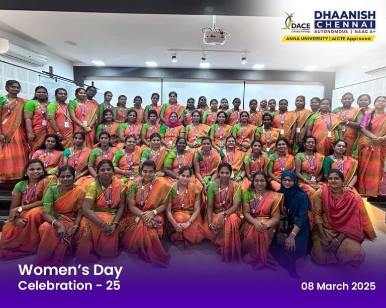 A heartfelt tribute to the strong, dedicated, and inspiring women of Dhaanish Chennai! 💐✨ Their contributions shape our institution and empower future generations.