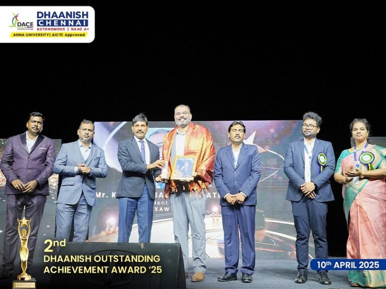 Proud Moment at Dhaanish Chennai!⭐️On 10th April 2025, we honoured Mr. Krishna Balagurunathan, Chief Mentor & AVP at Hexaware Technologies, with the 2nd Dhaanish Outstanding Achievement Award for his incredible leadership & mentorship in tech!✨