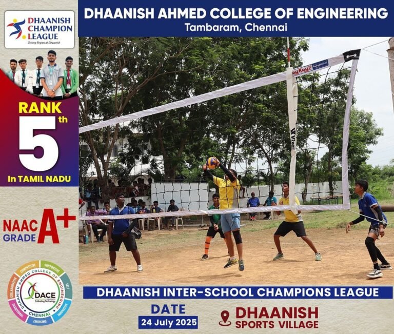 🔥 Game On at Dhaanish Chennai !The court came alive on Day 1 of the Dhaanish Inter-School Champions League as young champs spiked, served, and soared in style! 🏐💥